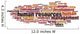 Human Resources word cloud concept. Vector illustration Wall Mural