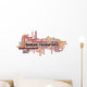 Human Resources wordcloud Wall Decal