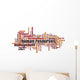 Human Resources wordcloud Wall Decal