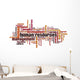 Human Resources wordcloud Wall Decal