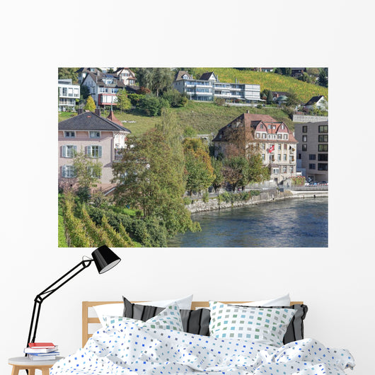Baden Cityscape Autumn Wall Mural
