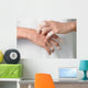 Itching caused by allergies, skin women. Wall Mural