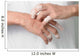 Itching caused by allergies, skin women. Wall Mural