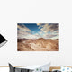 desert landscape. Negev desert in Israel. Wall Decal