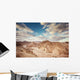 desert landscape. Negev desert in Israel. Wall Decal