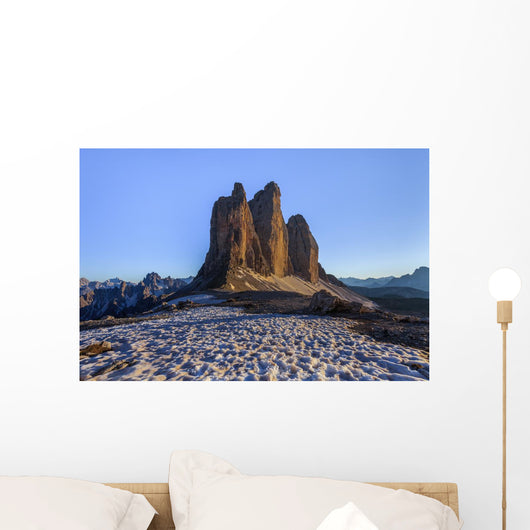 Tre Cime. Dolomite Alps, Italy Wall Decal