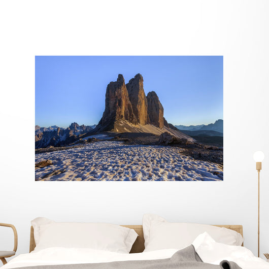 Tre Cime. Dolomite Alps, Italy Wall Decal