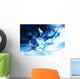 Abstract technology data background Wall Decal