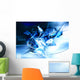 Abstract technology data background Wall Decal