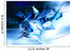 Abstract technology data background Wall Decal