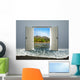 Door open to the beach Wall Decal