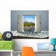 Door open to the beach Wall Decal