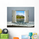 Door open to the beach Wall Decal