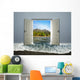 Door open to the beach Wall Decal