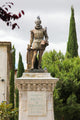 Statue Miguel Cervantes Author Wall Decal