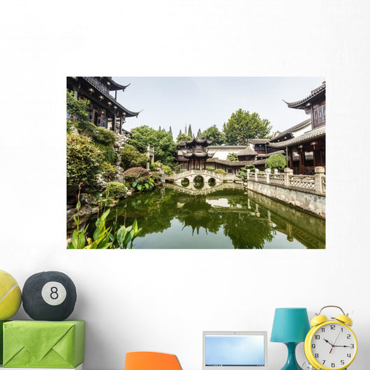 China traditional garden scene ,in Hangzhou Wall Decal