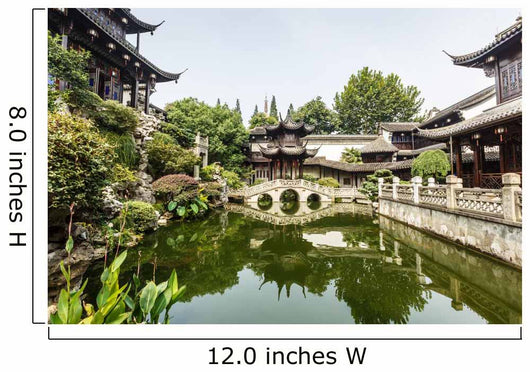 China traditional garden scene ,in Hangzhou Wall Decal