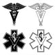 Veterinarian Medical Symbols Wall Decal Sticker Set Wall Decal