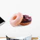 Delicious donuts with glaze isolated on white Wall Decal