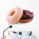 Delicious donuts with glaze isolated on white Wall Decal