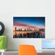 Jersey City skyline at sunset Wall Decal