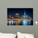 Night Lower Manhattan Wall Decal