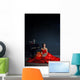Lady in red Wall Decal