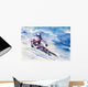Skier Wall Decal