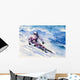 Skier Wall Decal