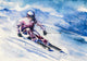 Skier Wall Decal