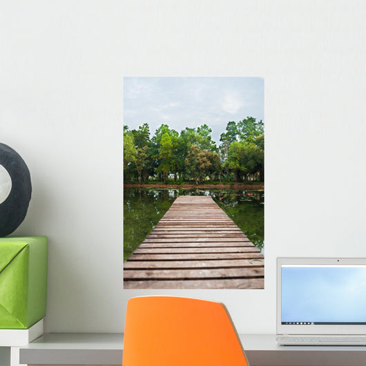 Footbridge Park Water Wall Decal