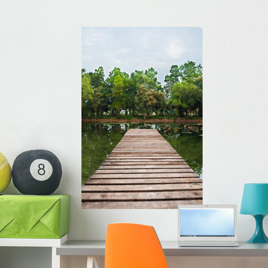 Footbridge Park Water Wall Decal