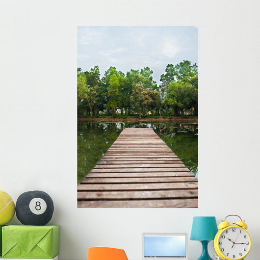 Footbridge Park Water Wall Decal