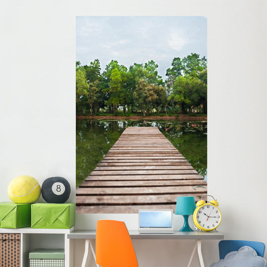 Footbridge Park Water Wall Decal