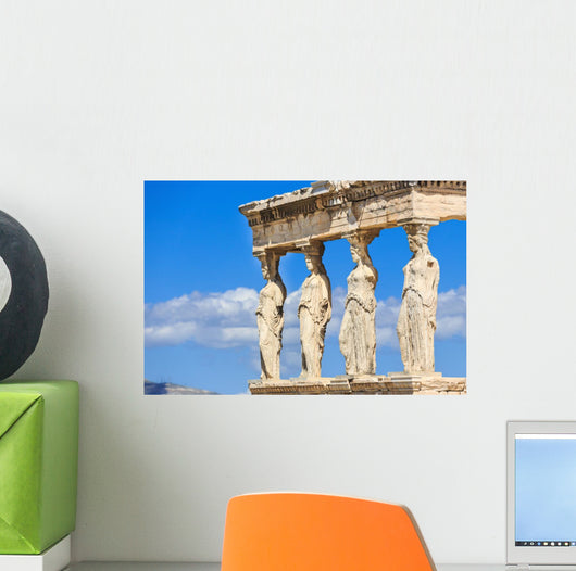 Erechtheion with the Caryatids. Athens, Greece Wall Decal