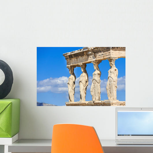 Erechtheion with the Caryatids. Athens, Greece Wall Decal