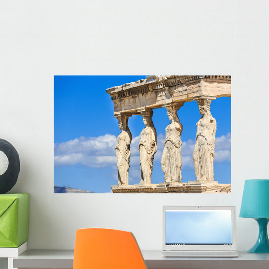 Erechtheion with the Caryatids. Athens, Greece Wall Decal