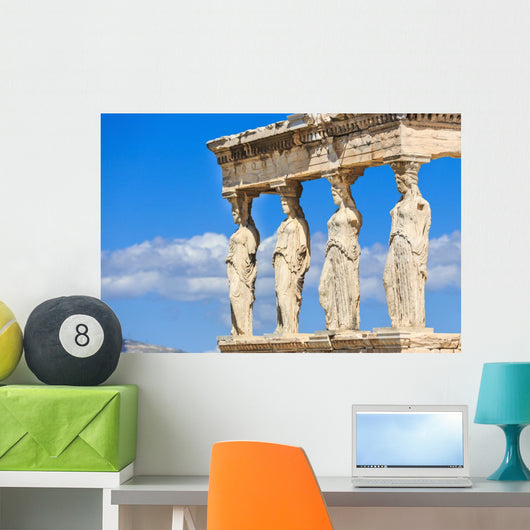 Erechtheion with the Caryatids. Athens, Greece Wall Decal
