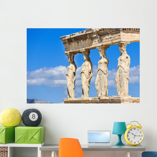 Erechtheion with the Caryatids. Athens, Greece Wall Decal