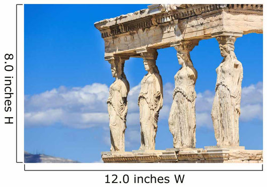Erechtheion with the Caryatids. Athens, Greece Wall Decal
