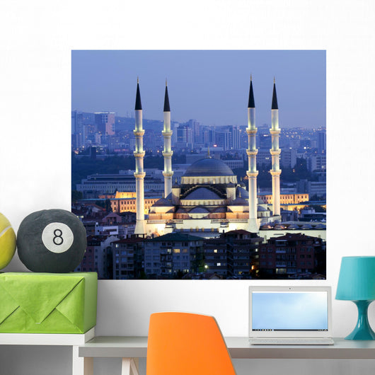 Ankara Turkey Kocatepe Mosque Wall Decal