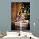 British kitten, Christmas and New Year Wall Decal