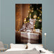 British kitten, Christmas and New Year Wall Decal