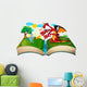 Book about Knight and Wall Decal