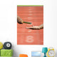  Relay-athletes hands sending action on blur race track  startin Wall Decal