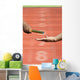  Relay-athletes hands sending action on blur race track  startin Wall Decal