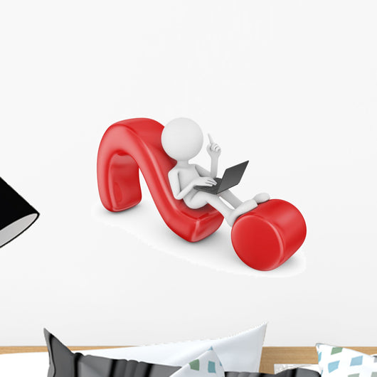 question mark Wall Decal