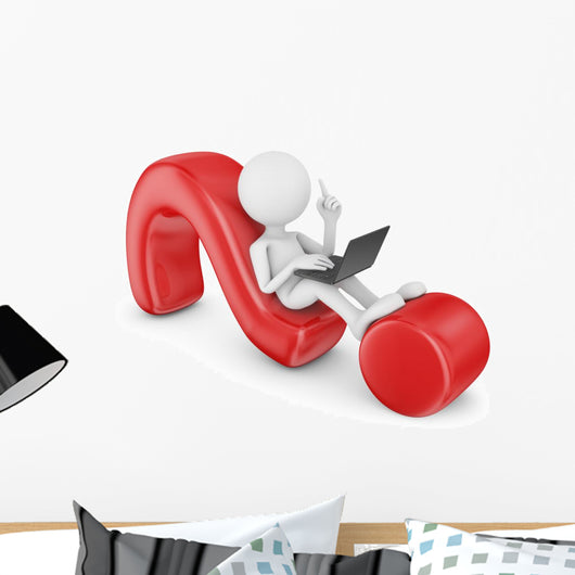 question mark Wall Decal