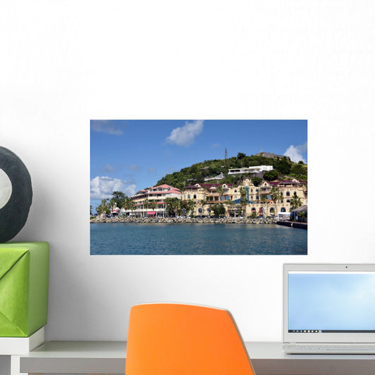 Waterfront Marigot St Martin Wall Decal