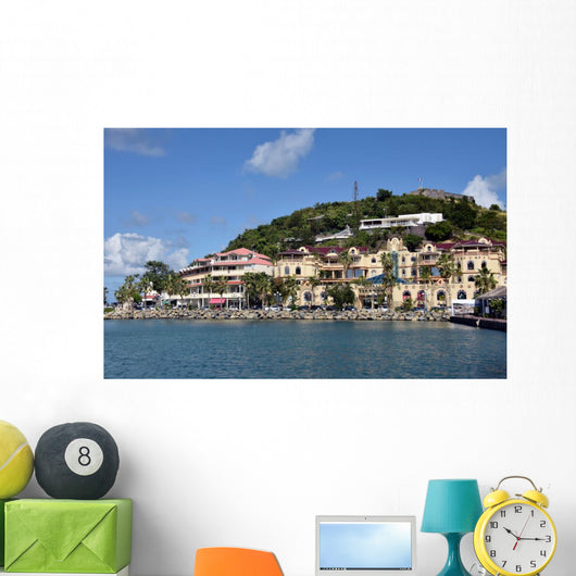 Waterfront Marigot St Martin Wall Decal